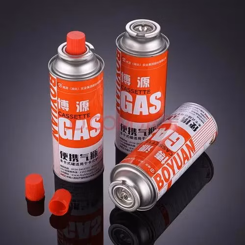 Straight Wall Aerosol Gas Butane Tin Cans for Outdoor Camping